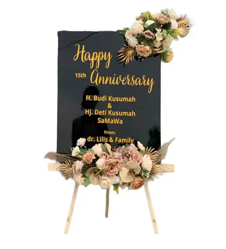 Papan Bunga Akrilik Losung