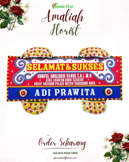 Papan Bunga Ucapan Selamat Losung